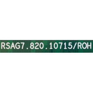 LED DRIVER PARA TV TOSHIBA / NUMERO DE PARTE 296851 / RSAG7.820.10715/ROH / DISPLAY HV750QUB-E7D / MODELO FZ219PH1EN